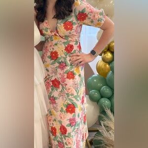 Old Navy Floral Midi Dress